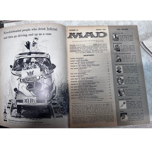 Mad Magazine #45 1959 Valentine's Day What Me Worry - Picture 5 of 5